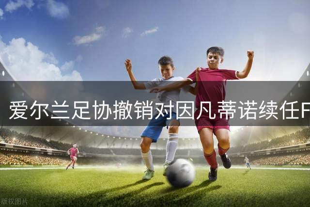 爱尔兰足协撤销对因凡蒂诺续任FIFA主席的支持决定